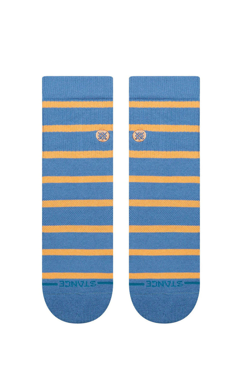 Cooper Quarter Sock in Capri Blue