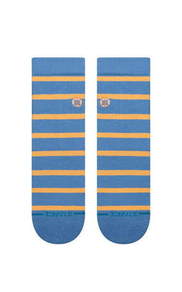 Cooper Quarter Sock in Capri Blue