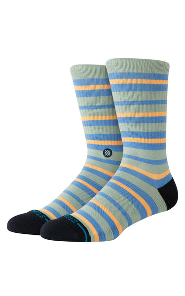Brett Crew Sock in Light Green