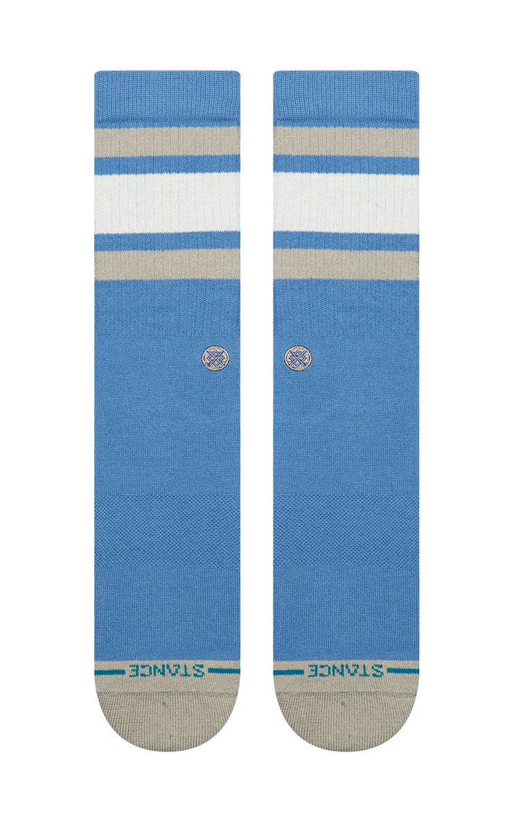 Boyd Crew Socks in Capri Blue