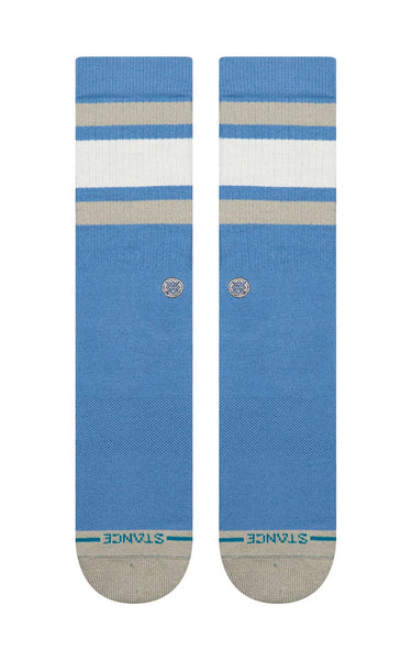 Boyd Crew Socks in Capri Blue