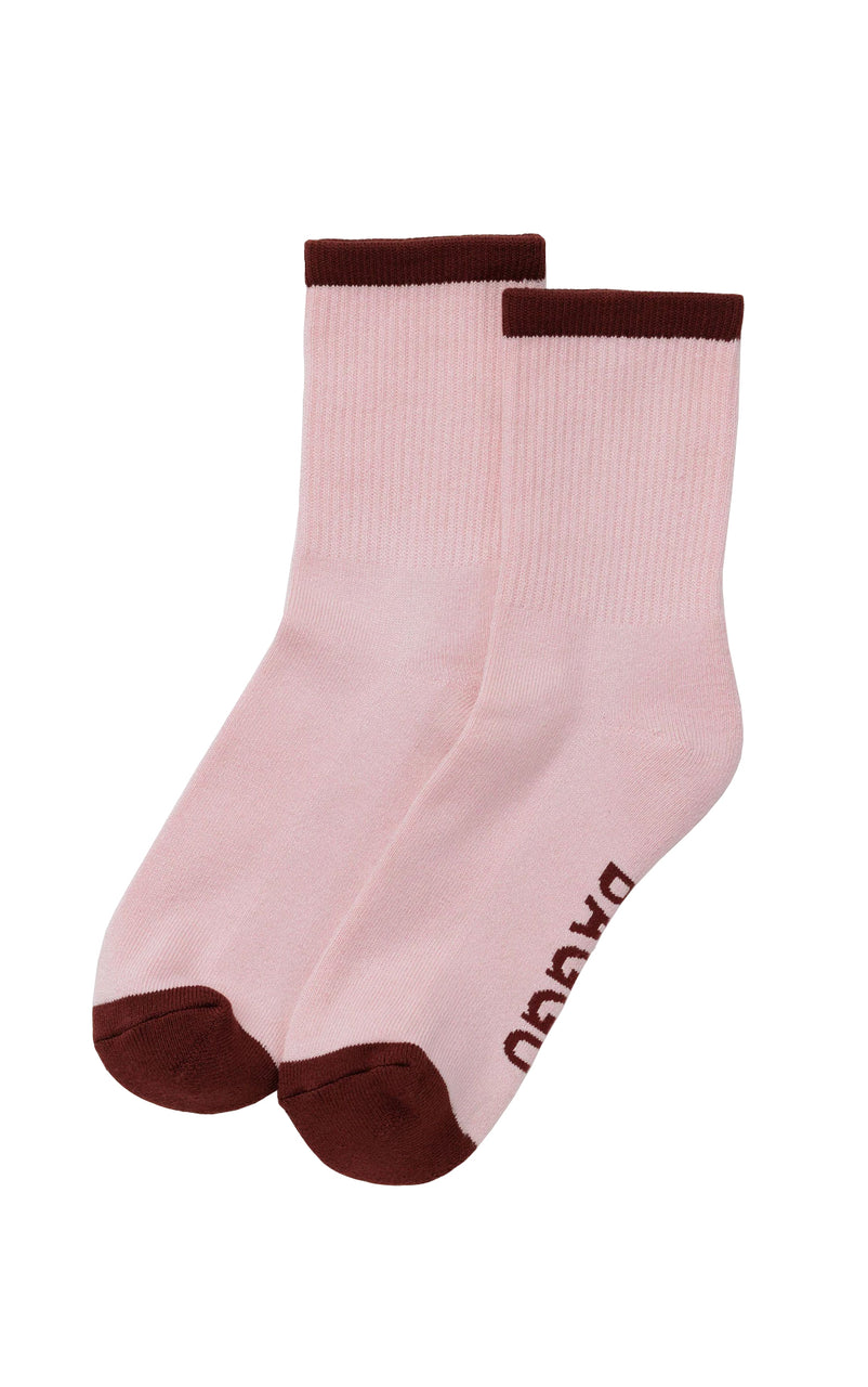 Ribbed Sock in Blush Mix