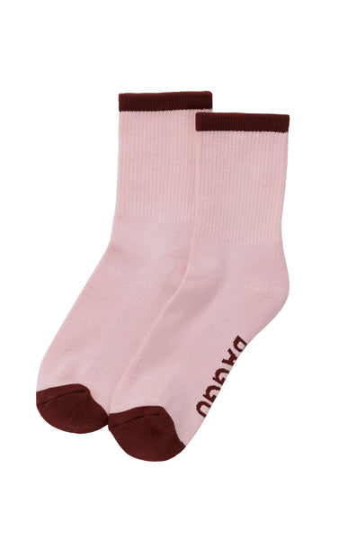 Ribbed Sock in Blush Mix