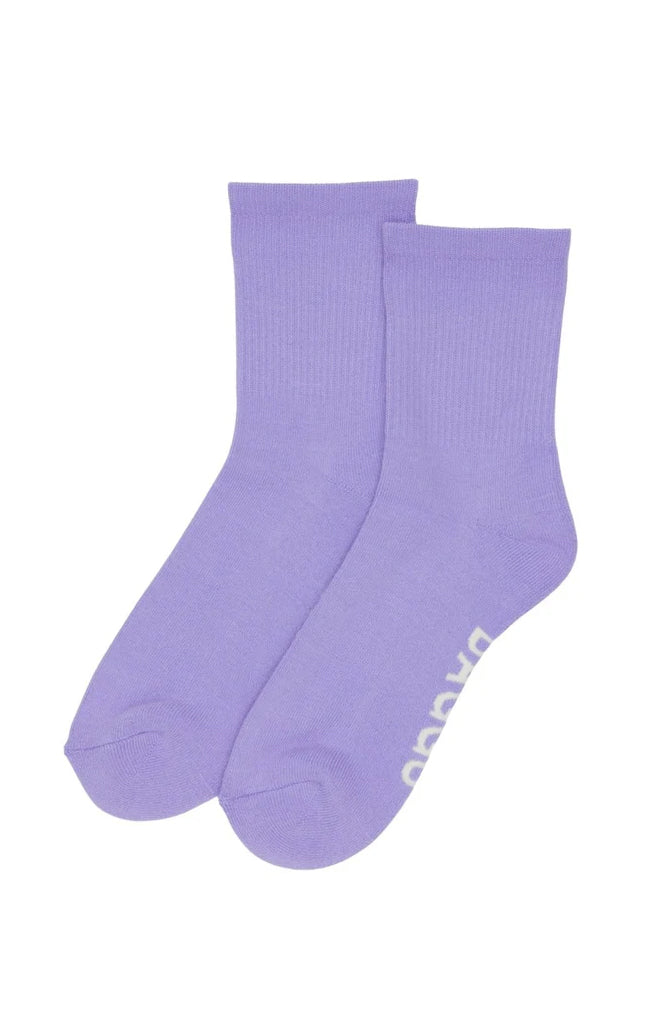 Ribbed Sock in Wisteria