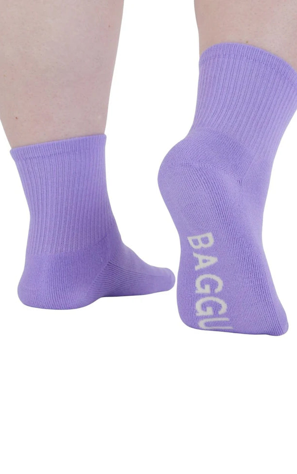 Ribbed Sock in Wisteria