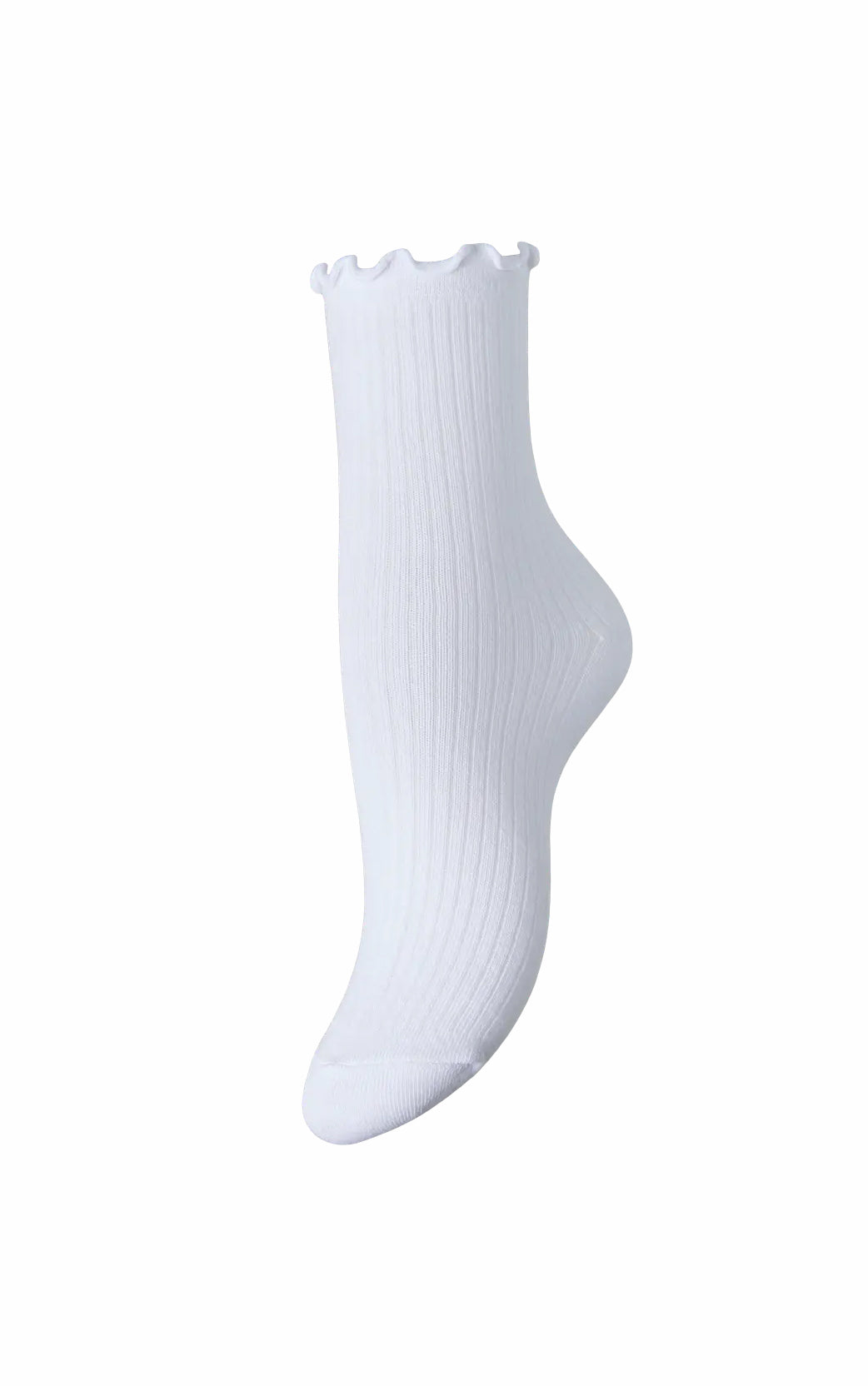Afia Sock in Bright White
