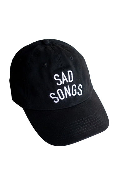Sad Songs Dad Hat in Black