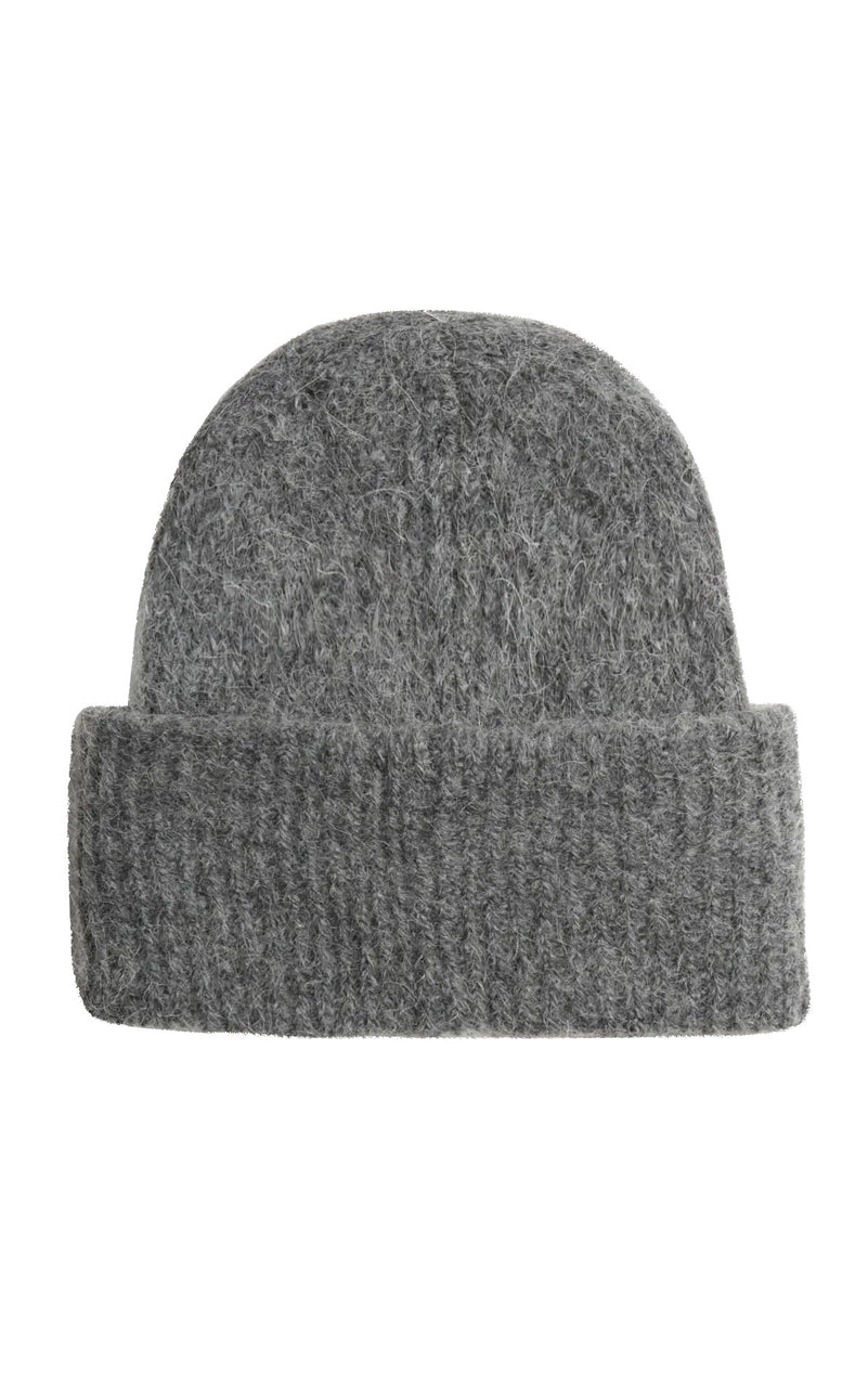 Bera Alpaca Toque in Medium Grey Melange