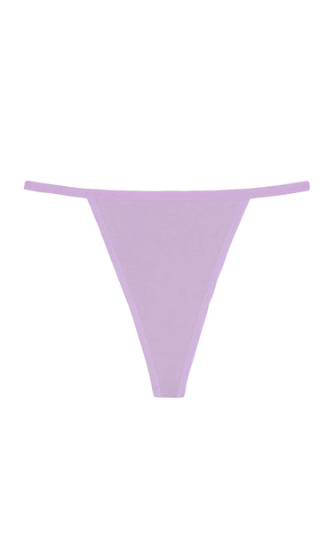 High Rise String Thong Undies in Lilac