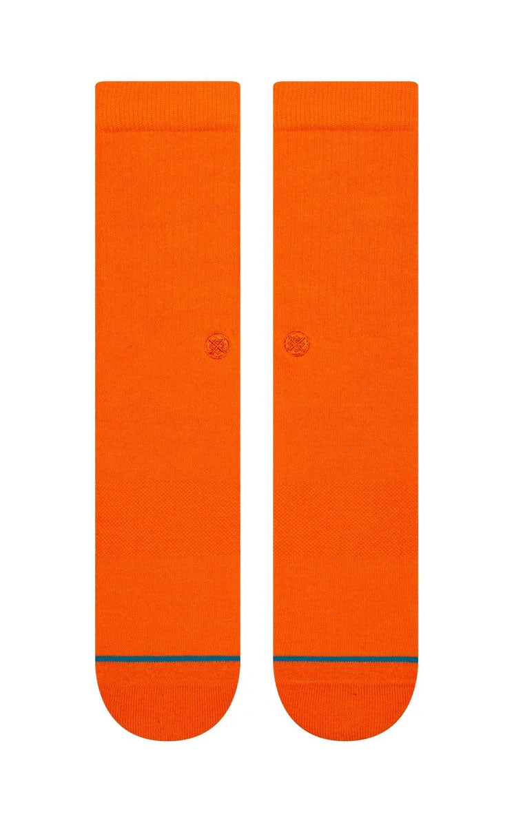 Icon Crew Socks in Orange
