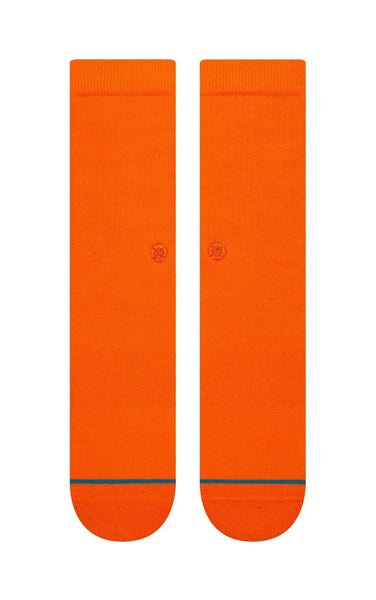 Icon Crew Socks in Orange