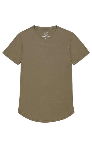 Eazy Scoop Tee in Martini Olive
