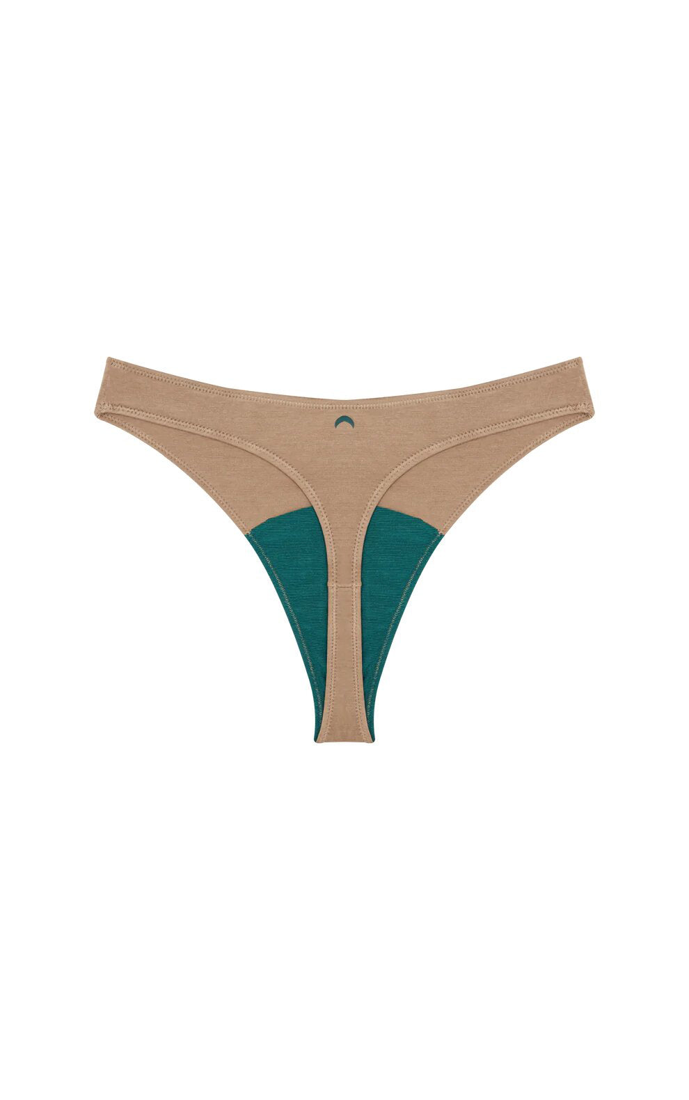 High Rise Thong Undies in Tan