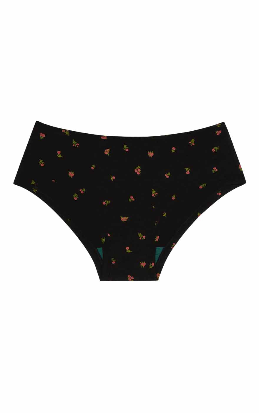 Hipster Undies in Midnight Rose