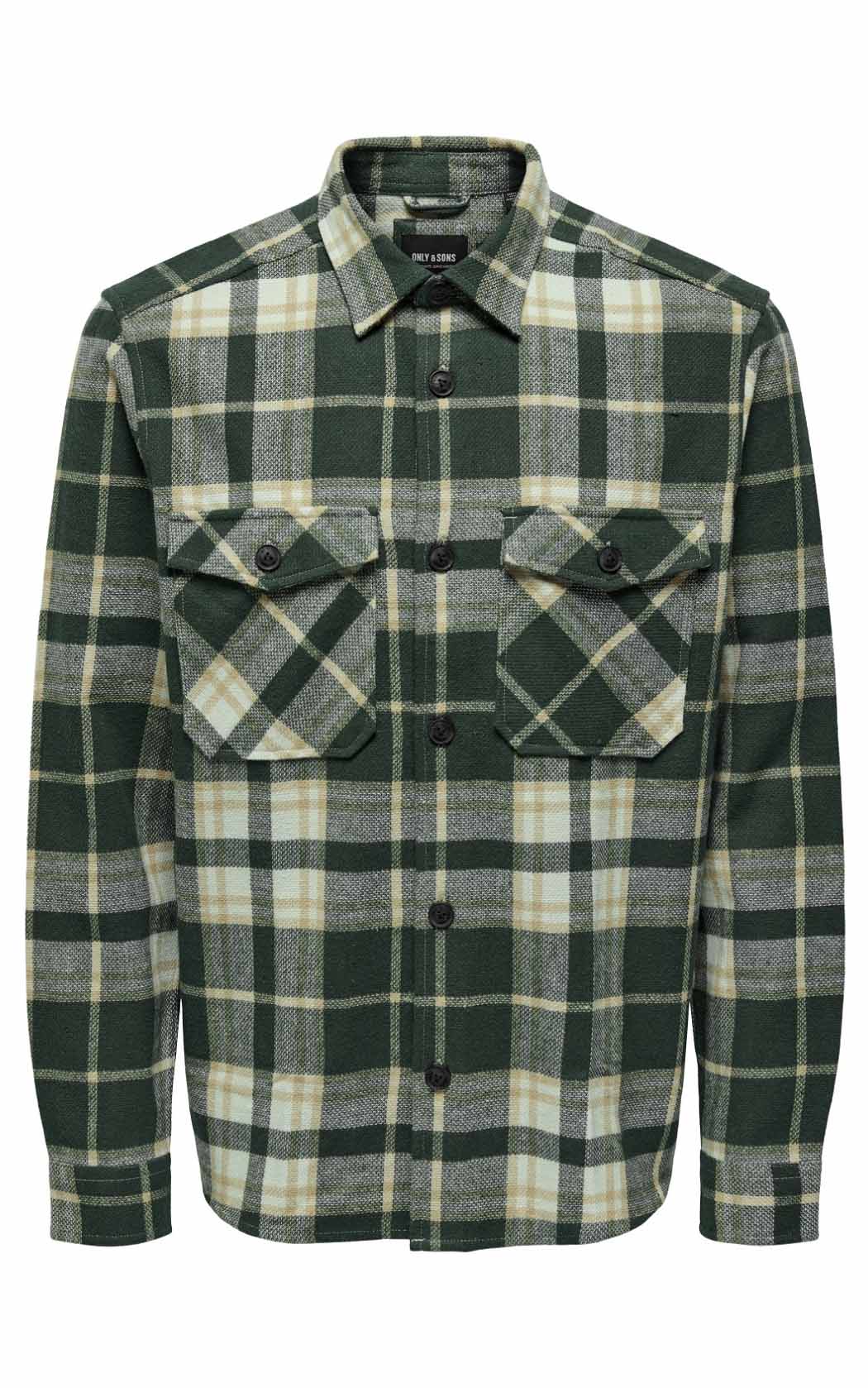 Milo Life Over Shirt in Lush Meadow Check
