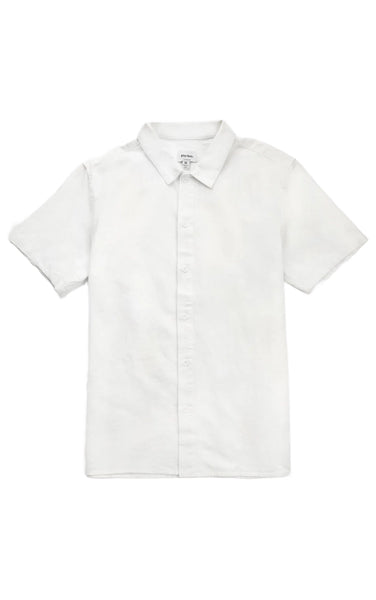 Classic Linen SS Shirt in White
