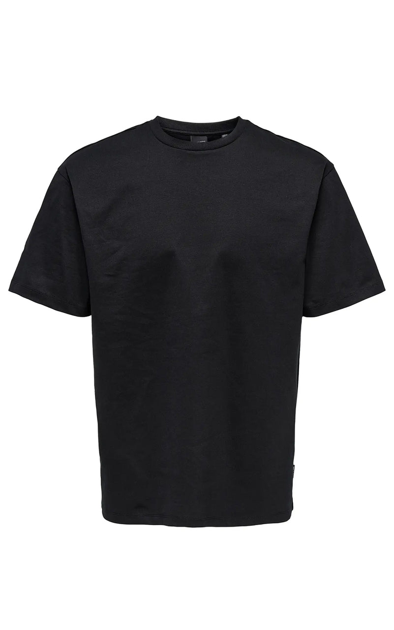 Fred Organic Relaxed Tee in Black