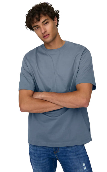 Tobie Regular Long Sleeve Henley in Castor Grey