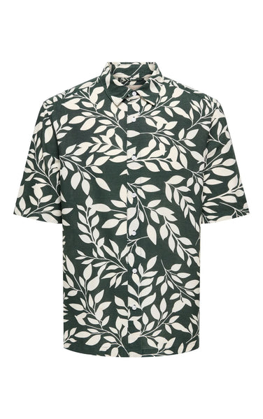 Harvi Life Short Sleeve AOP in Darkest Spruce