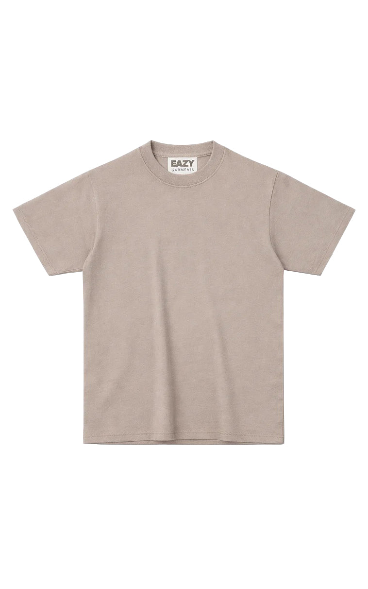 Vintage Stonewash Garment Dye Tee in Mushroom