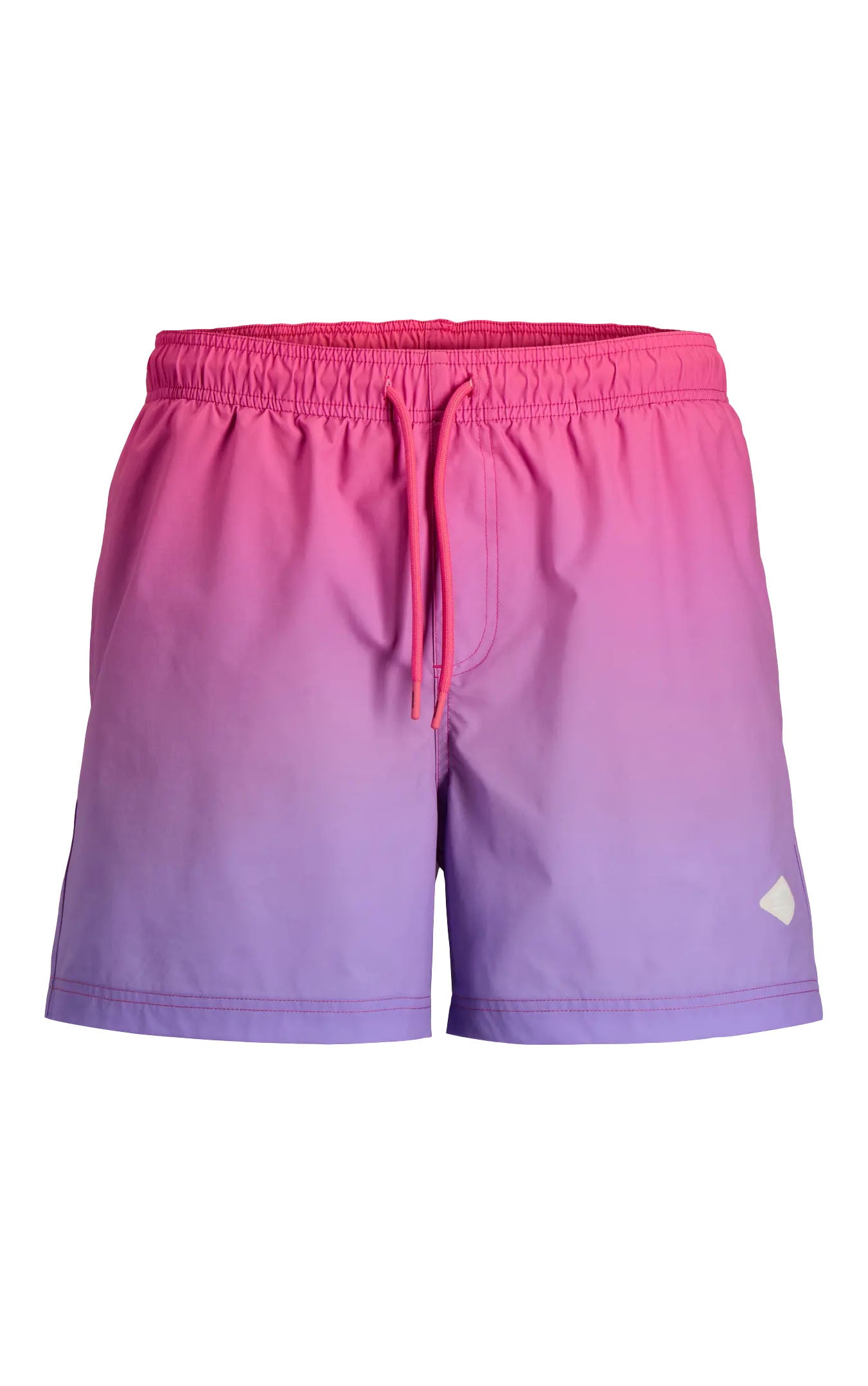 Maui Horizon Dip Dye Swim Trunk in Fandango Pink