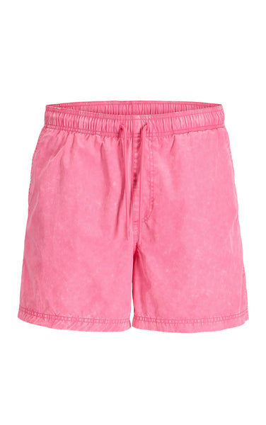 Maui Vibrant Wash Swim Trunk in Fandango Pink