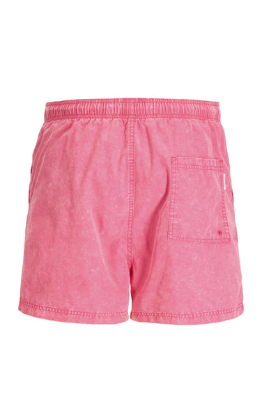 Maui Vibrant Wash Swim Trunk in Fandango Pink