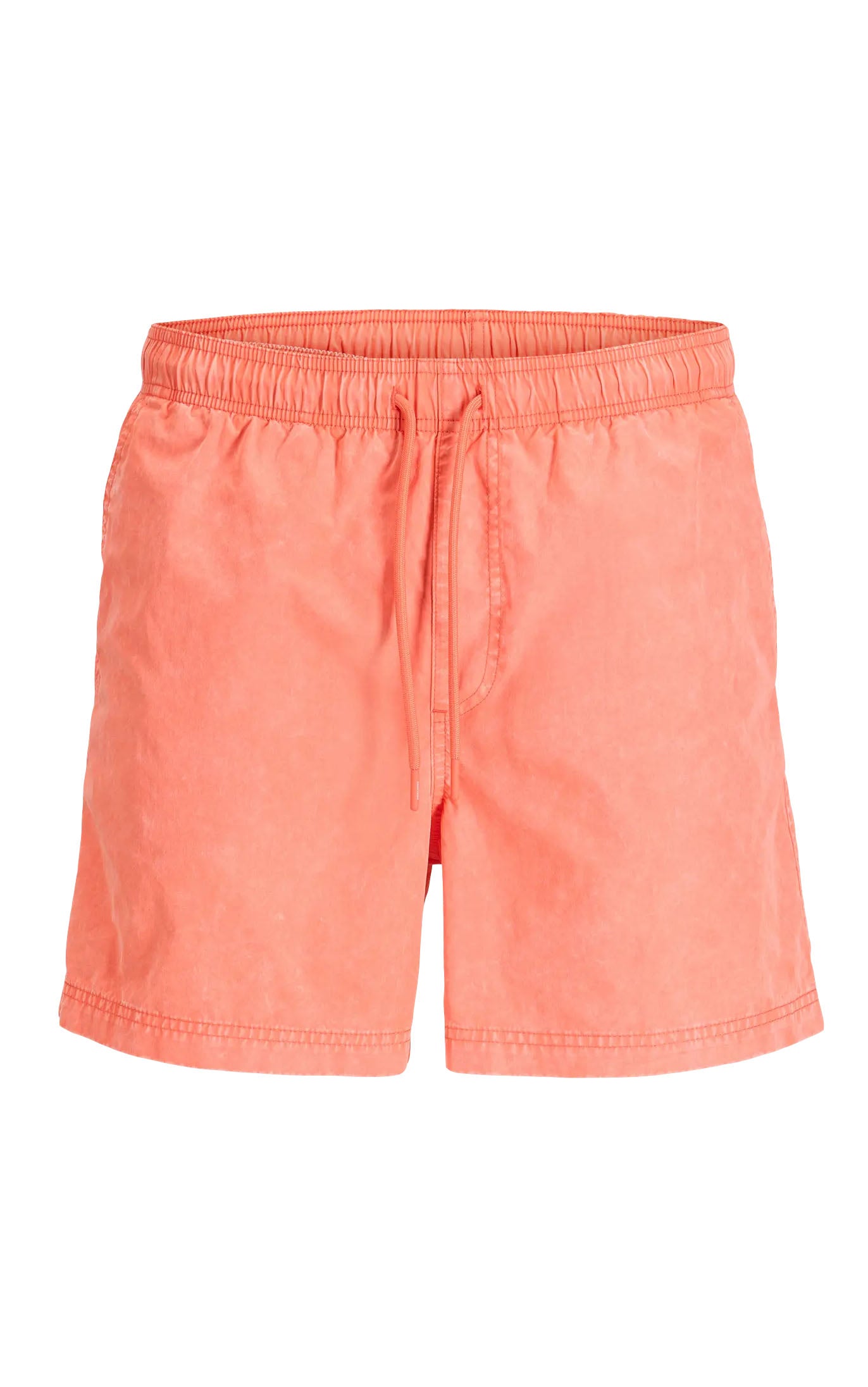 Maui Vibrant Wash Swim Trunk in Hot Coral