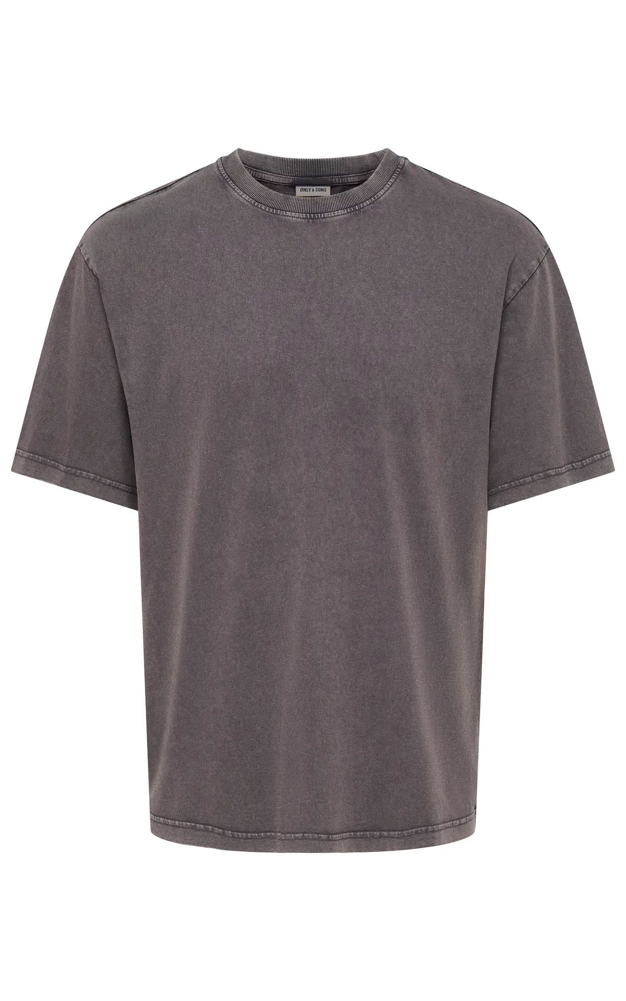 Fred Life RLX Washed Short Sleeve Tee in Grey Pinstripe