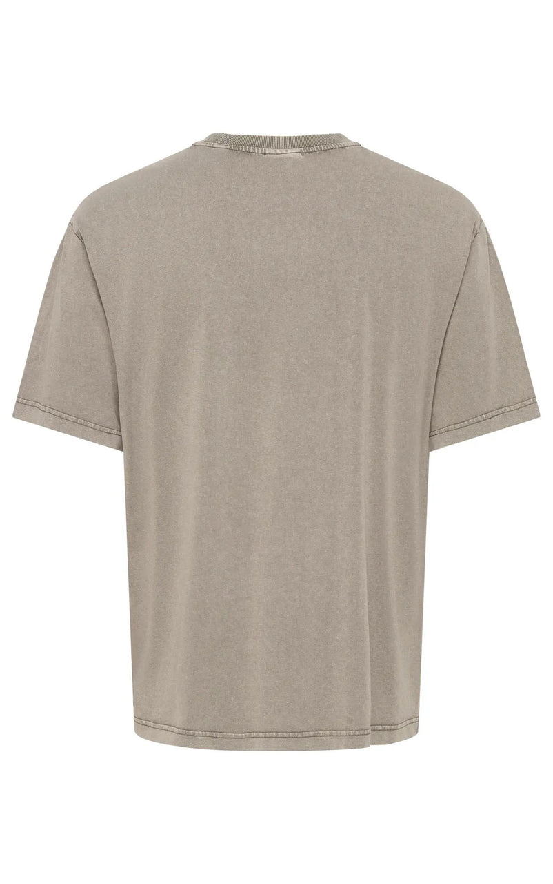 Fred Life RLX Washed Short Sleeve Tee in Tarmac
