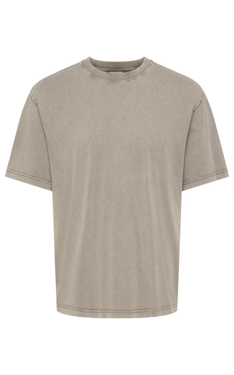 Fred Life RLX Washed Short Sleeve Tee in Tarmac