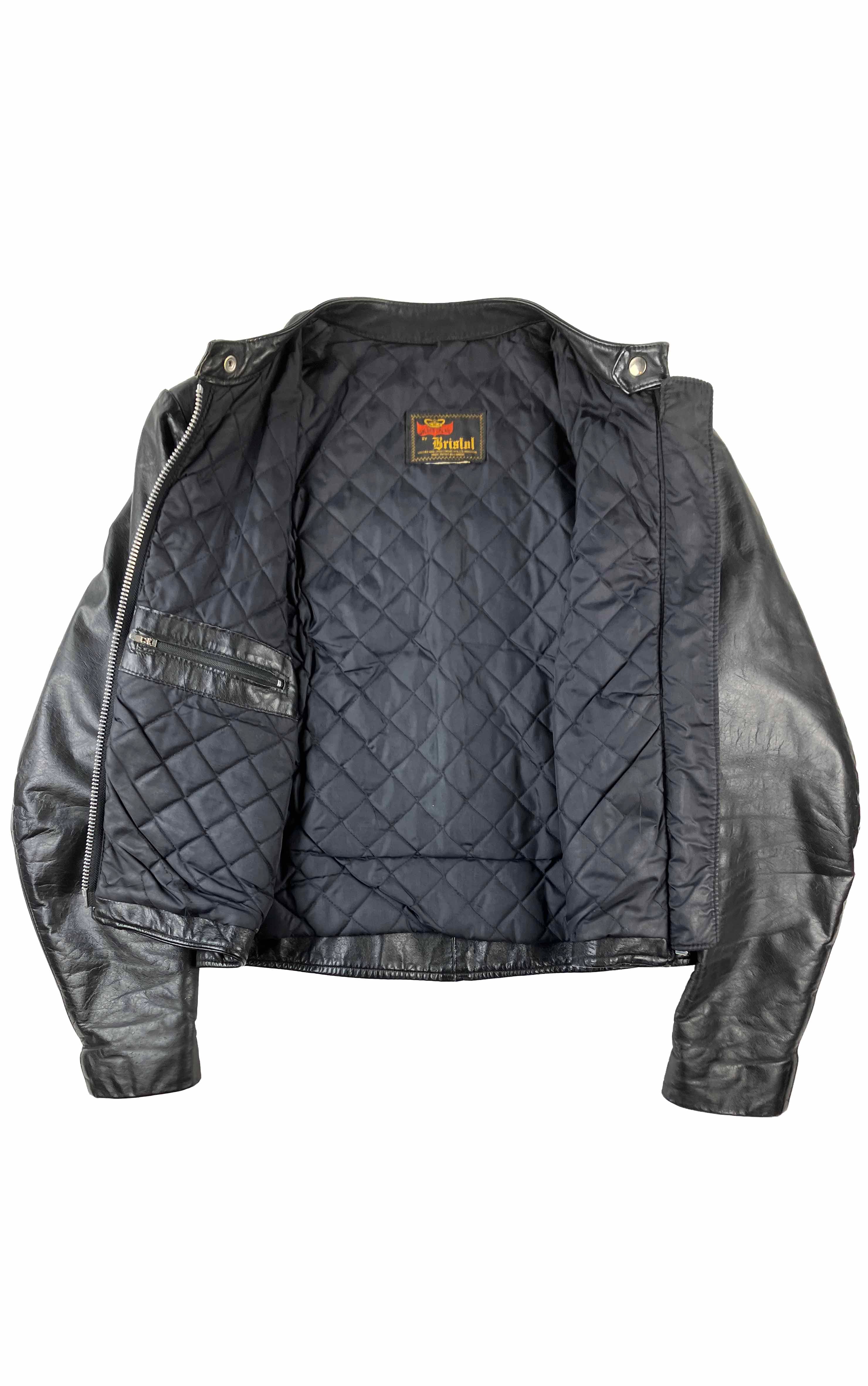 Vintage Leather Moto Jacket – 8th & Main