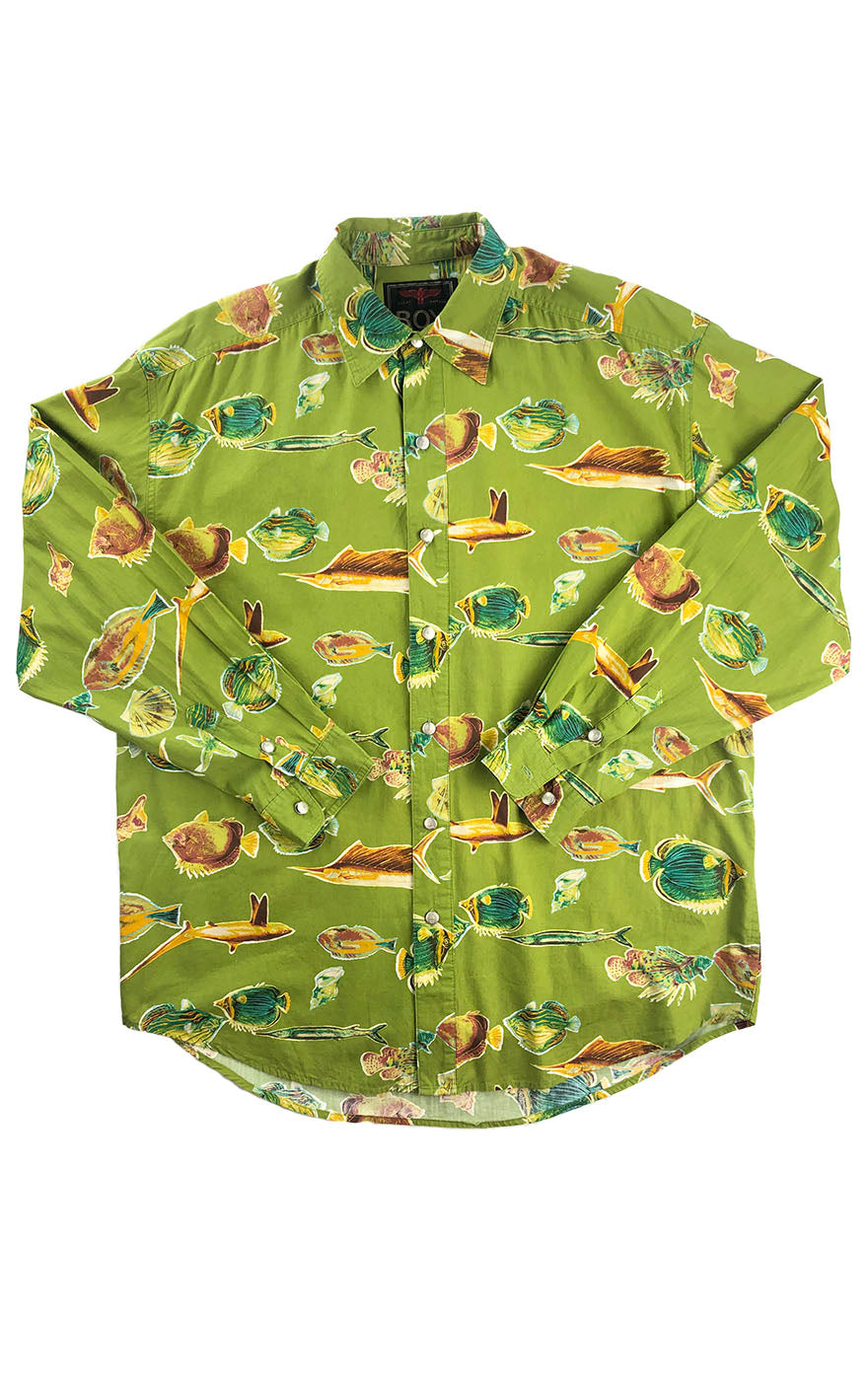 Gone Fishin' Button Up