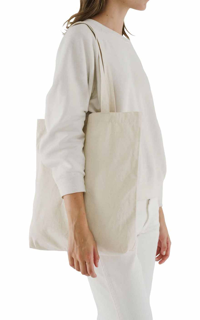 Merch Tote in Natural Canvas