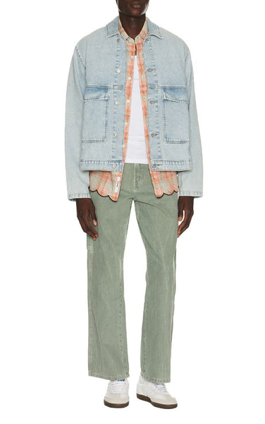 1993 Loose Straight Carpenter Denim in Eucalyptus