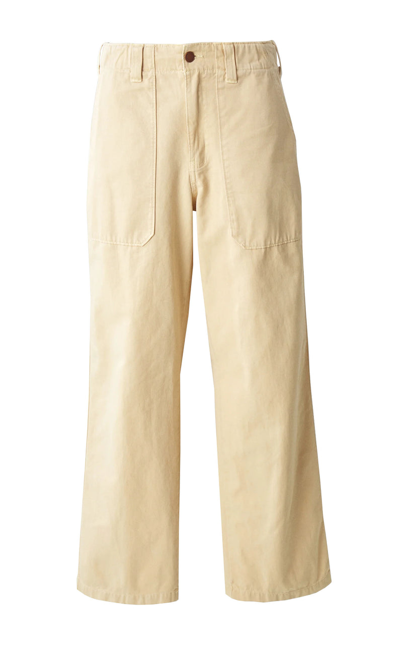 Fort Smith Baggy Canvas Truck Pant in Wood Ash