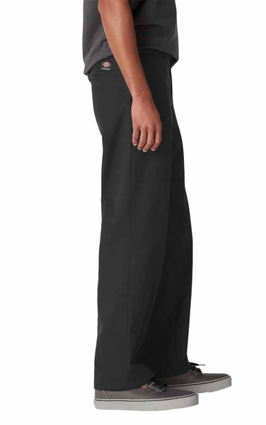 Skate Regular Straight Twill Pant in Black