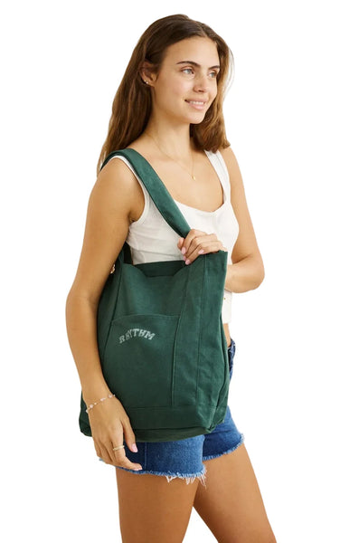 Collegiate Tote Bag in Forest