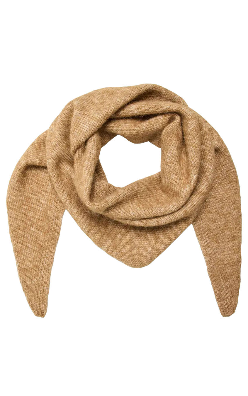 Silva Small Triangle Scarf in Breen