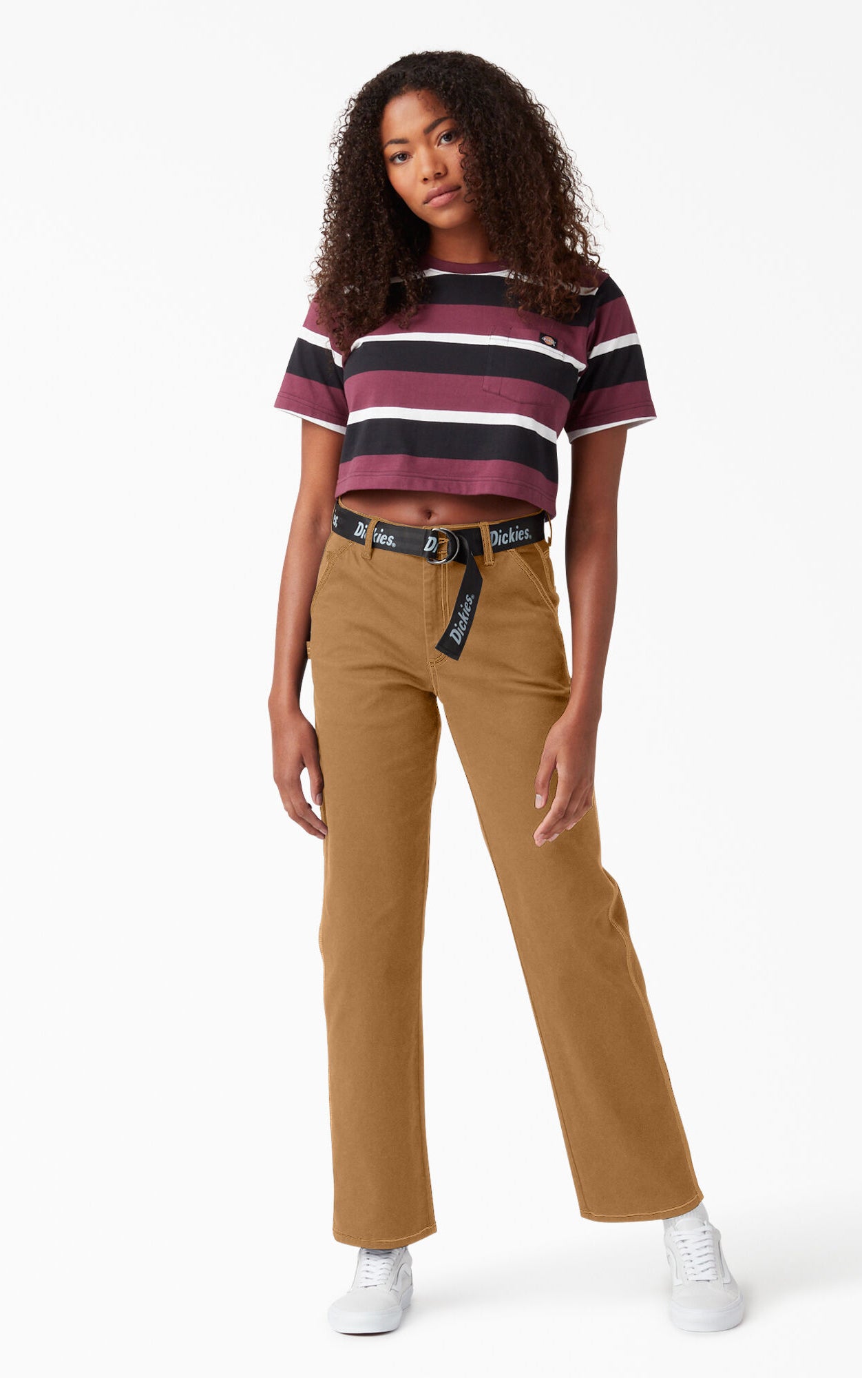 High Waisted Carpenter Pant in Brown