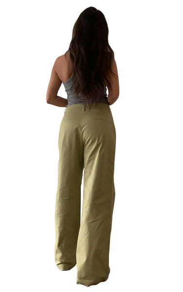 Isobella Wide Leg Pants in Tea