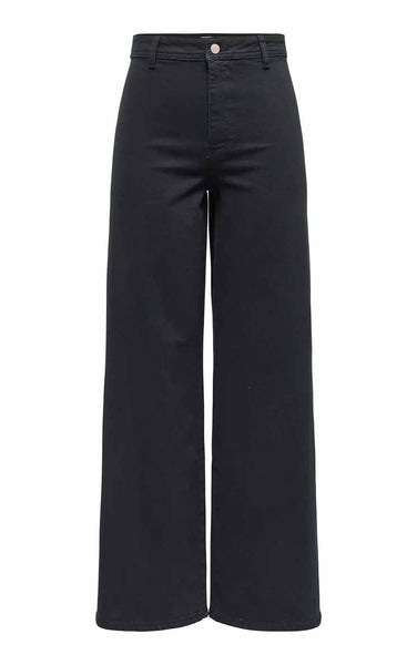 Vanessa Highwaist Wide Jeans in Black