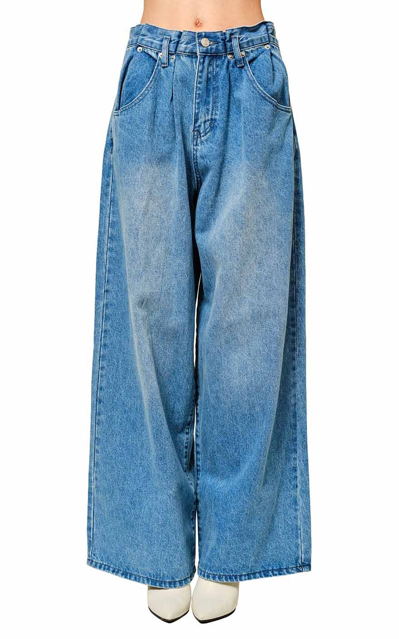 Amaya Jeans in Medium Blue Denim