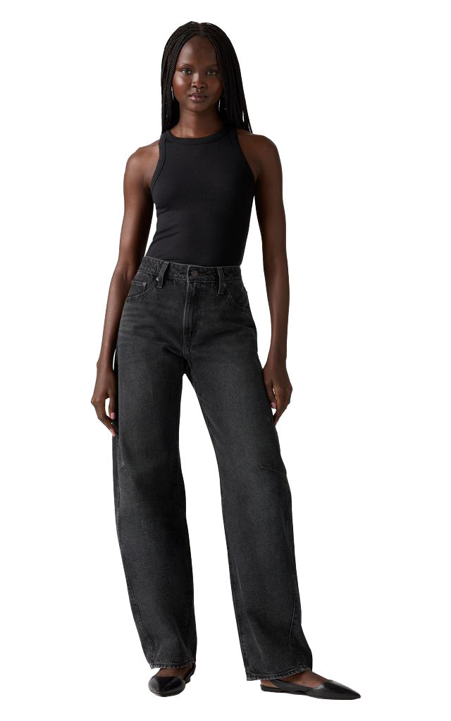 Baggy Dad Barrel Jeans in 'Rebel Edge'