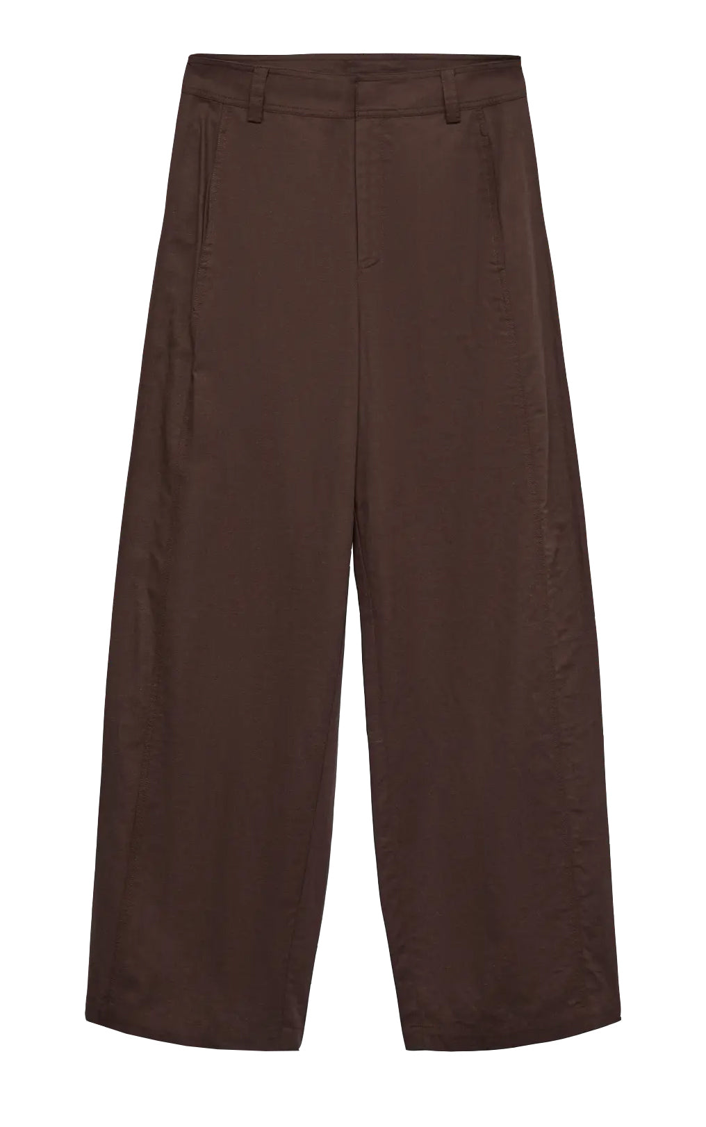 Selma Barrel Pants in Chocolate Torte