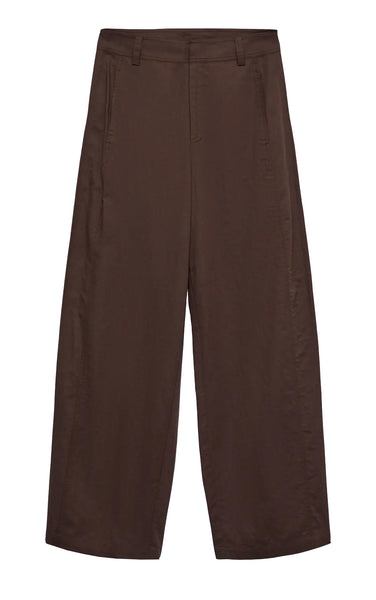 Selma Barrel Pants in Chocolate Torte