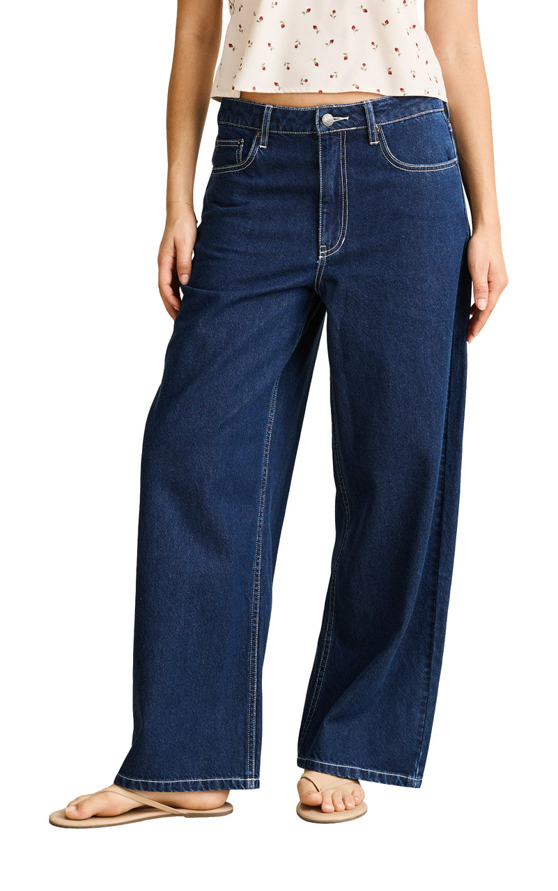 Zali Boyfriend Jean in Indigo