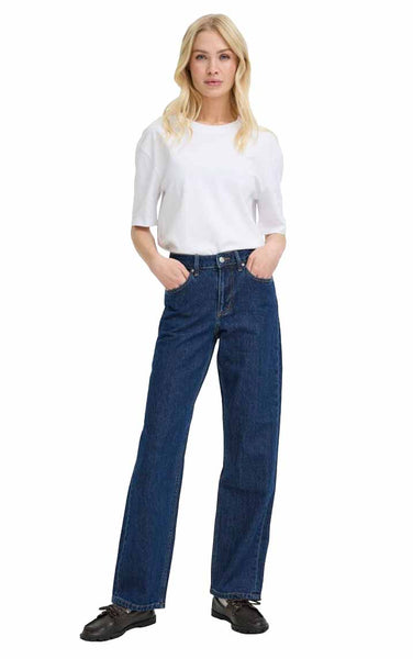 Kajane Straight Jeans in Dark Blue Denim