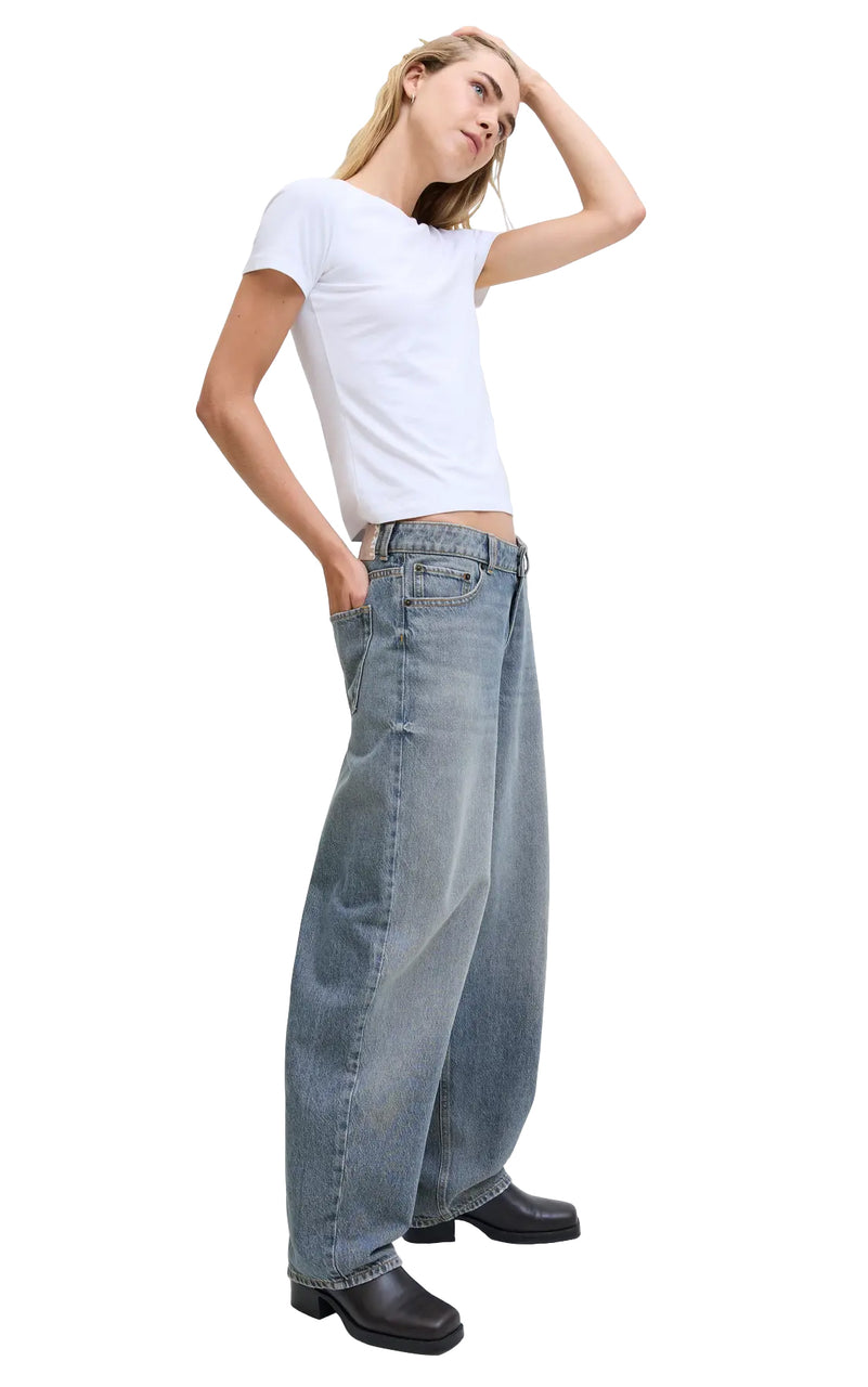 Fuji Barrel Jeans in Godzilla Smoke Blue