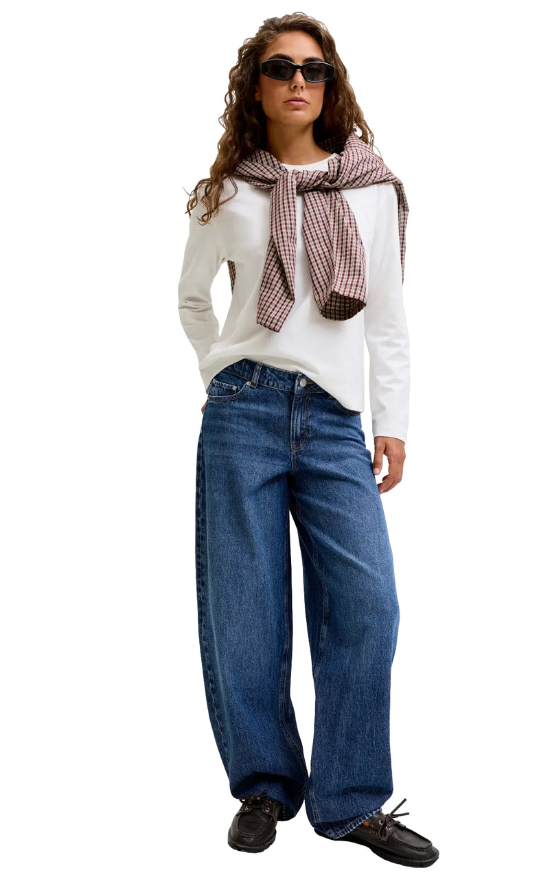 Fuji Barrel Jeans in Blue Denim